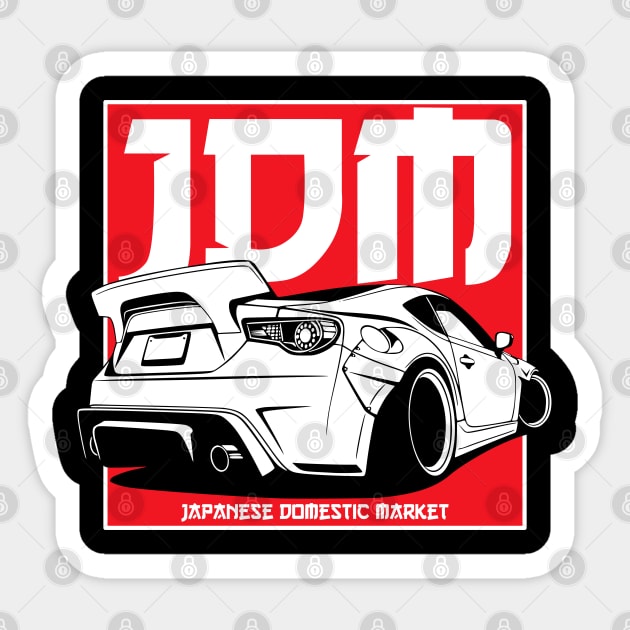 JDM Tuning & Drift Car GT 86 Fan Sticker by Automotive Apparel & Accessoires